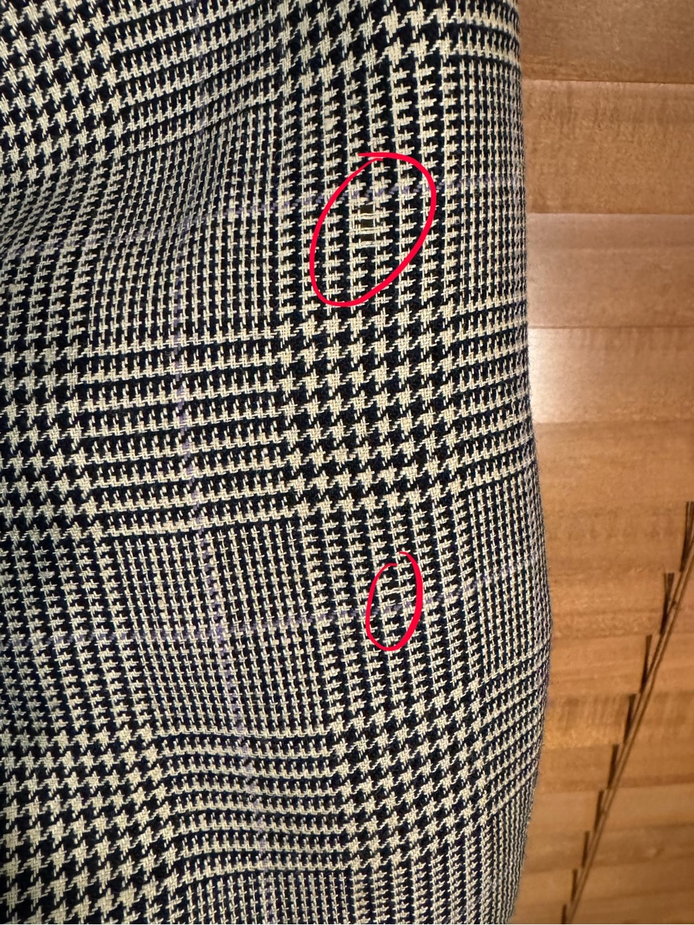 Polo by Ralph Lauren Glen Plaid Sport Coat in White/Black Wool & Flax 42L READ - Picture 8 of 16